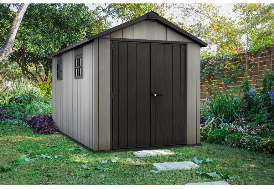 Oakland 7513 m�anyag kerti t�rol� h�z barn�s sz�rke - antracit